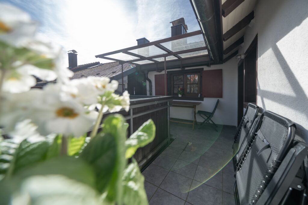 Ferienwohnung Turmblick Terrasse